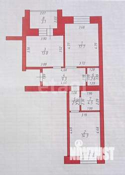 2-к квартира, вторичка, 64м2, 5/9 этаж