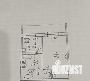 1-к квартира, вторичка, 35м2, 5/9 этаж