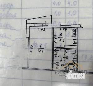 1-к квартира, вторичка, 34м2, 2/9 этаж
