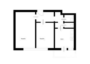 2-к квартира, вторичка, 50м2, 4/9 этаж