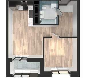 1-к квартира, вторичка, 38м2, 2/23 этаж