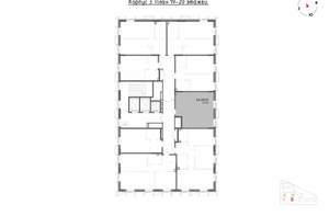 1-к квартира, строящийся дом, 39м2, 20/22 этаж