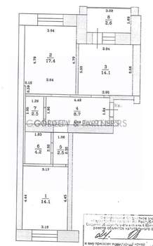 2-к квартира, вторичка, 64м2, 8/10 этаж