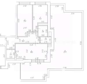 2-к квартира, вторичка, 94м2, 7/7 этаж