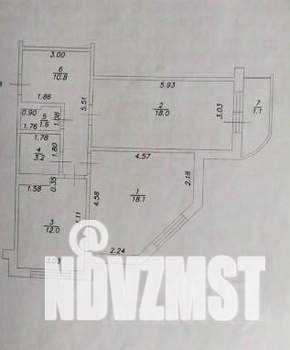 2-к квартира, вторичка, 65м2, 1/16 этаж