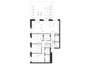3-к квартира, вторичка, 147м2, 2/9 этаж