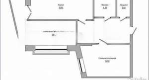 2-к квартира, вторичка, 61м2, 9/17 этаж