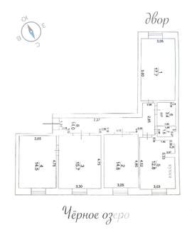 4-к квартира, вторичка, 94м2, 6/6 этаж