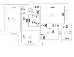 3-к квартира, вторичка, 65м2, 7/16 этаж