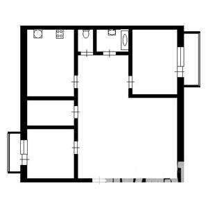 3-к квартира, вторичка, 64м2, 4/9 этаж