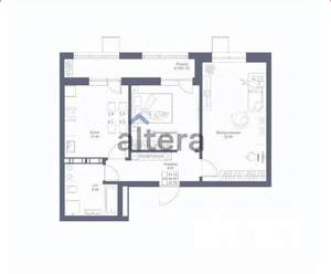 2-к квартира, вторичка, 61м2, 2/10 этаж