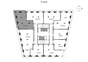 2-к квартира, вторичка, 92м2, 3/19 этаж