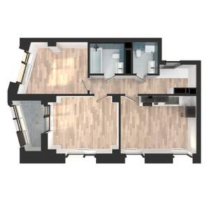 2-к квартира, вторичка, 55м2, 7/23 этаж