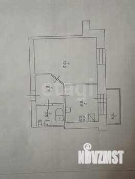 1-к квартира, вторичка, 35м2, 1/3 этаж