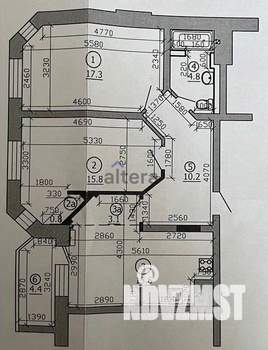 2-к квартира, вторичка, 71м2, 9/10 этаж