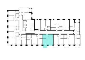 1-к квартира, вторичка, 39м2, 8/15 этаж