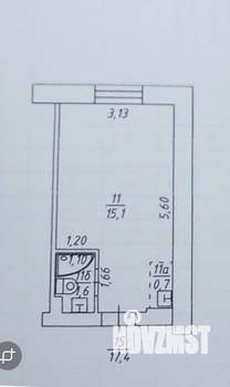 Студия квартира, вторичка, 17м2, 2/5 этаж