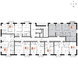 4-к квартира, вторичка, 97м2, 7/14 этаж