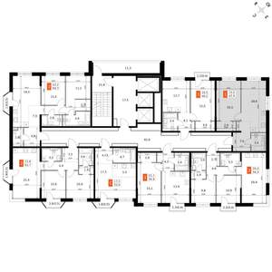 1-к квартира, вторичка, 48м2, 9/20 этаж