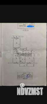 3-к квартира, вторичка, 68м2, 6/9 этаж