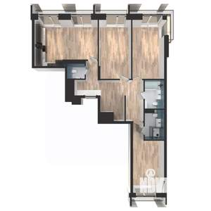 3-к квартира, вторичка, 98м2, 7/24 этаж