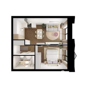 1-к квартира, вторичка, 39м2, 4/15 этаж