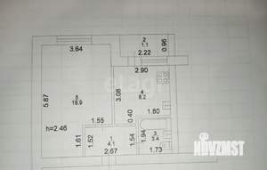 1-к квартира, вторичка, 35м2, 5/5 этаж