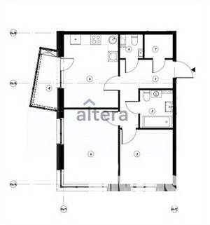 2-к квартира, вторичка, 56м2, 9/19 этаж