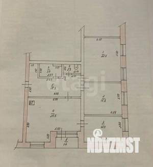 3-к квартира, вторичка, 99м2, 1/5 этаж