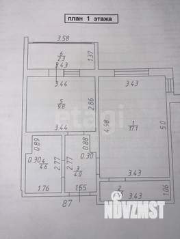 1-к квартира, вторичка, 39м2, 1/17 этаж