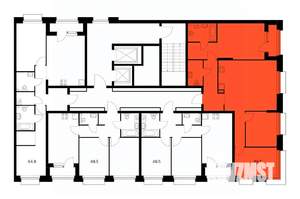 3-к квартира, вторичка, 90м2, 2/10 этаж