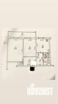 2-к квартира, вторичка, 51м2, 2/9 этаж