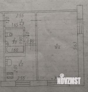 1-к квартира, вторичка, 32м2, 1/5 этаж