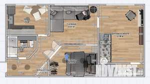 3-к квартира, вторичка, 43м2, 1/5 этаж