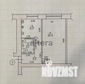 1-к квартира, вторичка, 30м2, 1/5 этаж