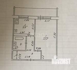 1-к квартира, вторичка, 33м2, 9/10 этаж
