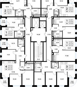 2-к квартира, вторичка, 48м2, 4/10 этаж