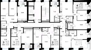 3-к квартира, вторичка, 73м2, 6/20 этаж