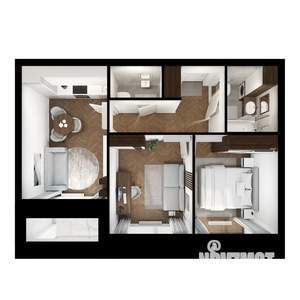 2-к квартира, вторичка, 50м2, 2/10 этаж