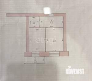 1-к квартира, вторичка, 40м2, 7/14 этаж