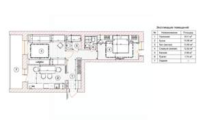 2-к квартира, вторичка, 51м2, 10/10 этаж