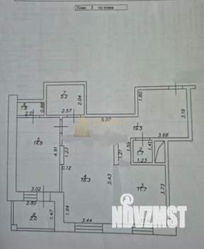 2-к квартира, вторичка, 73м2, 5/12 этаж