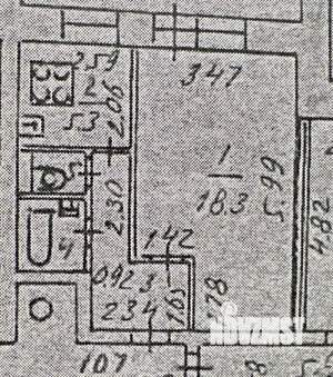 1-к квартира, вторичка, 34м2, 7/10 этаж