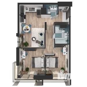 2-к квартира, вторичка, 61м2, 9/25 этаж