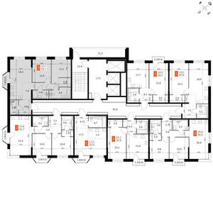 2-к квартира, вторичка, 66м2, 9/20 этаж