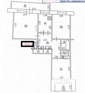 3-к квартира, вторичка, 63м2, 3/10 этаж