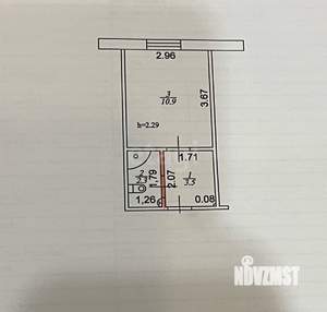Студия квартира, вторичка, 19м2, 5/5 этаж