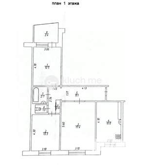 3-к квартира, вторичка, 66м2, 1/10 этаж