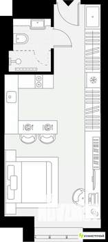 1-к квартира, вторичка, 29м2, 5/27 этаж