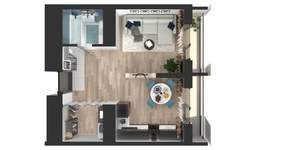 1-к квартира, вторичка, 39м2, 13/25 этаж